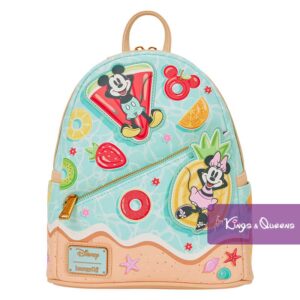 Disney Loungefly Backpack Mickey Minnie Swim Pool Summer WDBK4554