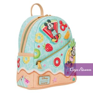 Disney Loungefly Backpack Mickey Minnie Swim Pool Summer WDBK4554