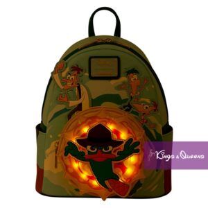 Disney Loungefly Backpack Phineas Ferb Perry Professor Doofenshmitz WDBK4552
