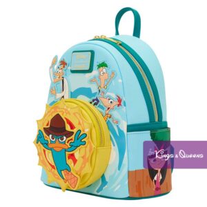 Disney Loungefly Backpack Phineas Ferb Perry Professor Doofenshmitz WDBK4552