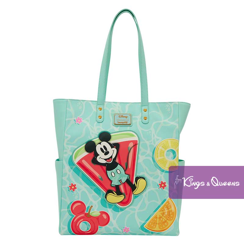 Disney Loungefly Tote Bag Mickey Minnie Swim Pool Summer WDTB3528