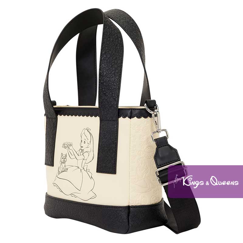 Disney Loungefly Tote Crossbody Bag Alice in Wonderland WDTB3523