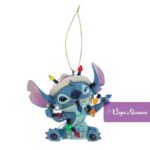 Disney Traditions Jim Shore Wrapped in Christmas Lights Hanging Ornament 6017542