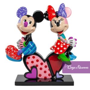 Disney Romero Britto Figurine Mickey Minnie Love 6020358
