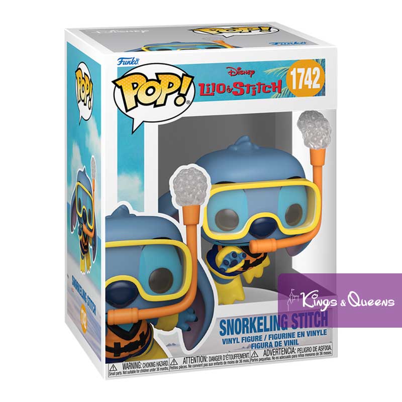 Disney Funko Pop Stitch Snorkel Swim Dive 90343 1742