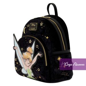 Disney Loungefly Backpack Tinker Bell Velvet WDBK4584