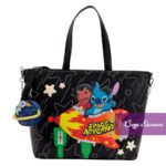 Disney Loungefly Tote Crossbody Bag Coin Purse Lilo Stitch Rocket Scrump WDTB3533