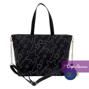 Disney Loungefly Tote Crossbody Bag Coin Purse Lilo Stitch Rocket Scrump WDTB3533