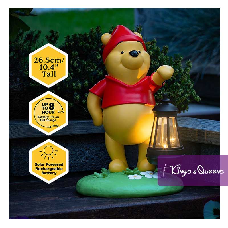 Disney Paladone Winnie the Pooh Garden Outdoor Solar Light Lamp PP16127WP