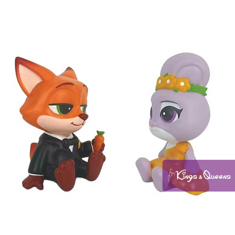 Disney Showcase Zootopia Judy Hopps Nick Wilde Vinyl Figurine 6019419