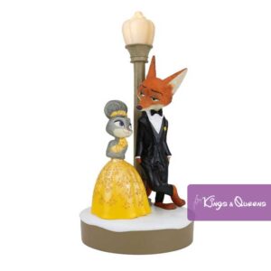 Disney Showcase Zootopia Judy Hopps Nick Wilde Lamp Lantern Figurine 6020209