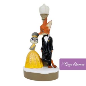 Disney Showcase Zootopia Judy Hopps Nick Wilde Lamp Lantern Figurine 6020209