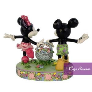 Disney Traditions Jim Shore Mickey Minnie Easter Basket 6019897