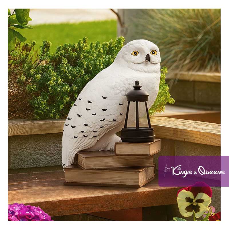 Harry Potter Paladone Hedwig Owl Garden Outdoor Solar Light Lamp PP16200HP